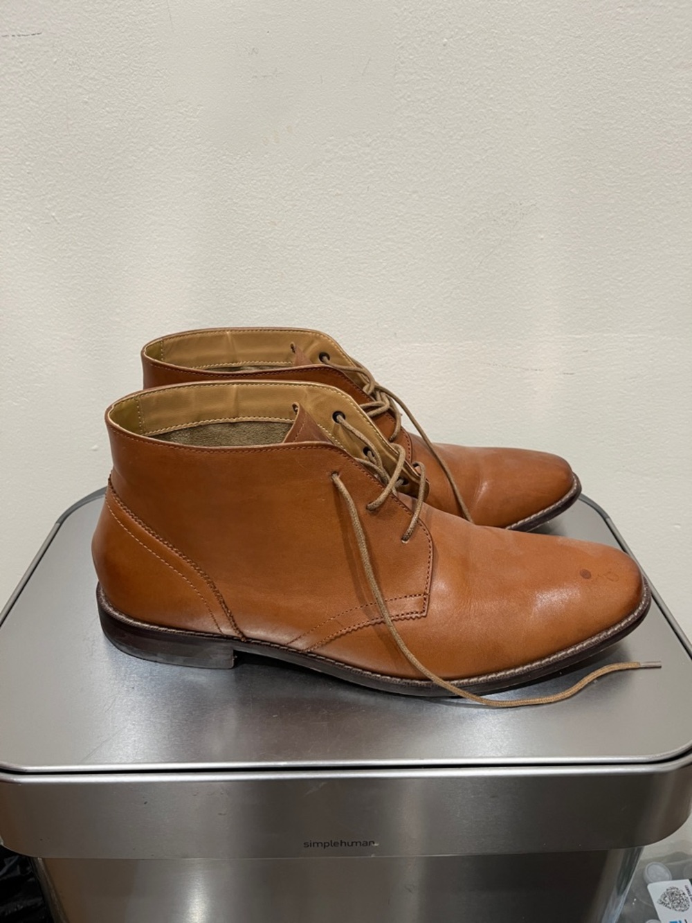 Mens tan leather dress shoes